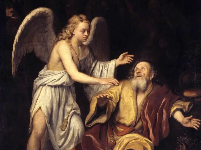 1646-Godfrey Kneller - Elia e l'angelo